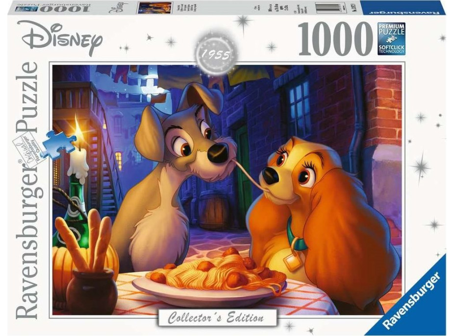 RAVENSBURGER Puzzle Lady a Tramp 1000 dielikov