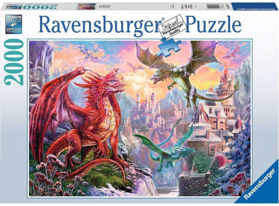 RAVENSBURGER Puzzle Mýtický drak 2000 dielikov