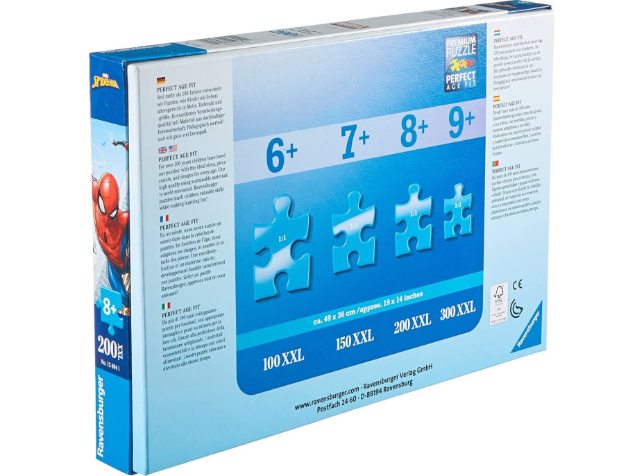 RAVENSBURGER Puzzle Spiderman XXL 200 dielikov