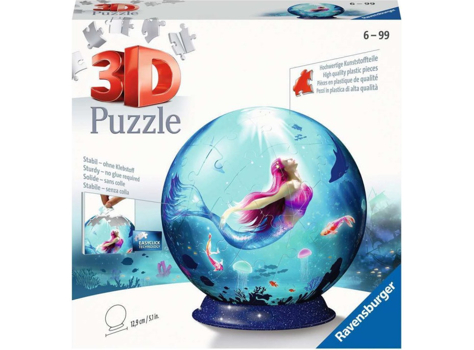 RAVENSBURGER Puzzleball Morská panna 72 dielikov