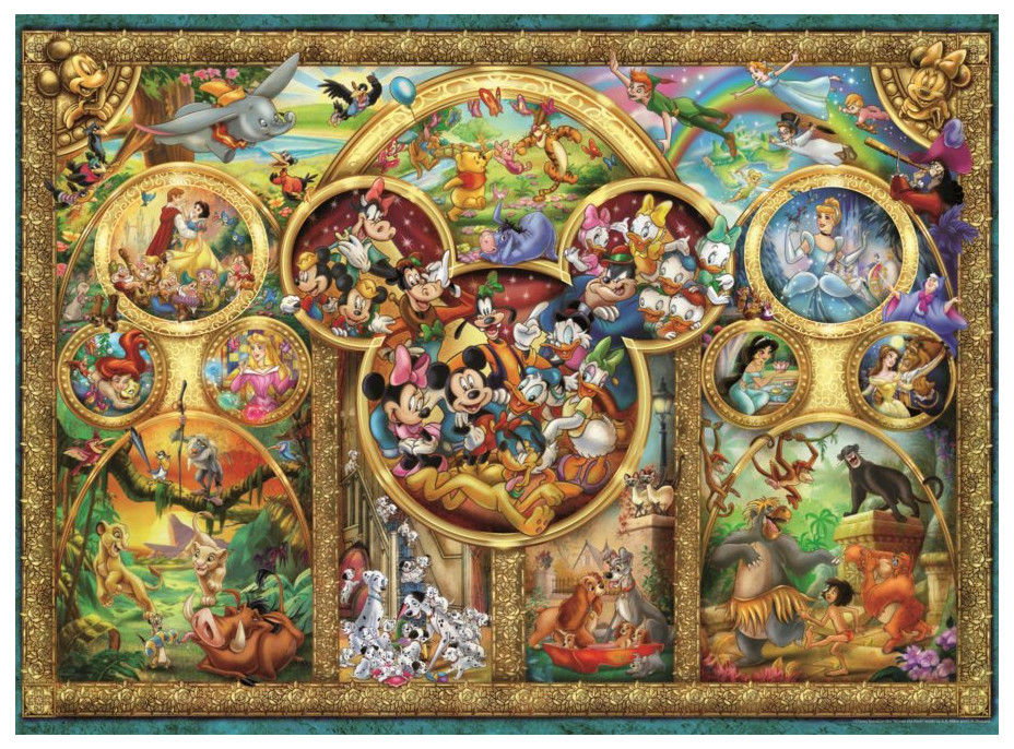 RAVENSBURGER Puzzle Disney rodina 500 dielikov