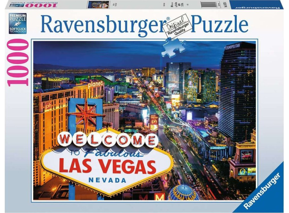 RAVENSBURGER Puzzle Las Vegas 1000 dielikov