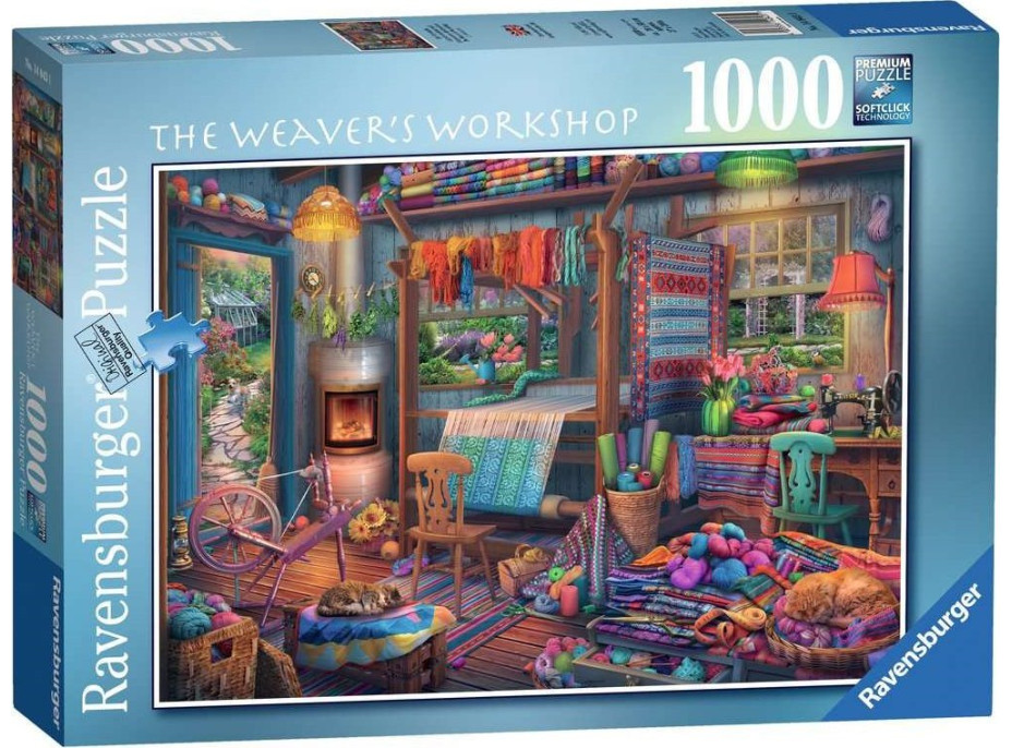 RAVENSBURGER Puzzle Tkáčovská dielňa 1000 dielikov