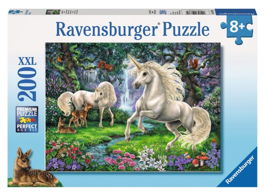 RAVENSBURGER Puzzle Kúzelní jednorožci XXL 200 dielikov