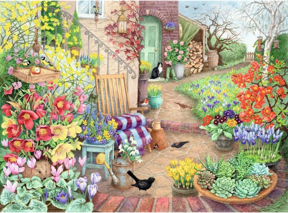 RAVENSBURGER Puzzle Nádherné záhrady 4x500 dielikov