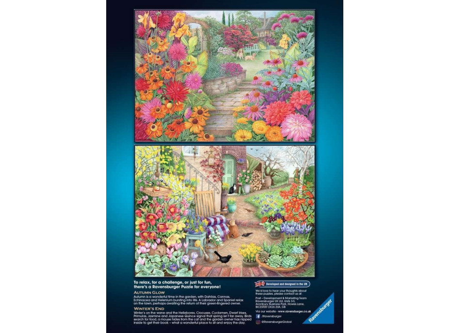 RAVENSBURGER Puzzle Nádherné záhrady 4x500 dielikov