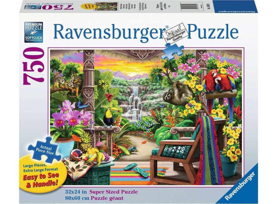 RAVENSBURGER Puzzle Tropické zátišie XL 750 dielikov