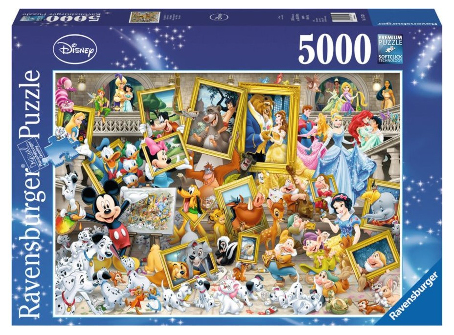 RAVENSBURGER Puzzle Maliar Mickey 5000 dielikov