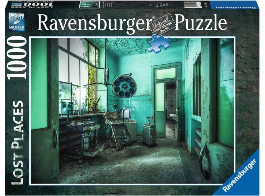 RAVENSBURGER Puzzle Stratené miesta: Blázinec 1000 dielikov