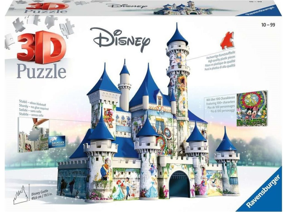 RAVENSBURGER 3D puzzle Zámok Disney 216 dielikov