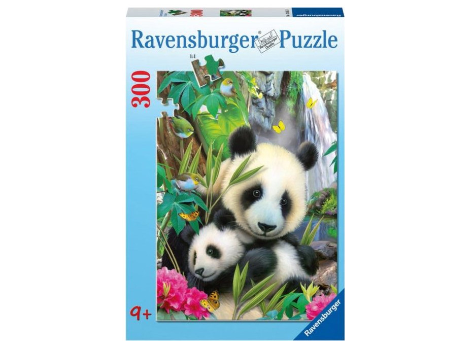 RAVENSBURGER Puzzle Nádherná panda 300 dielikov