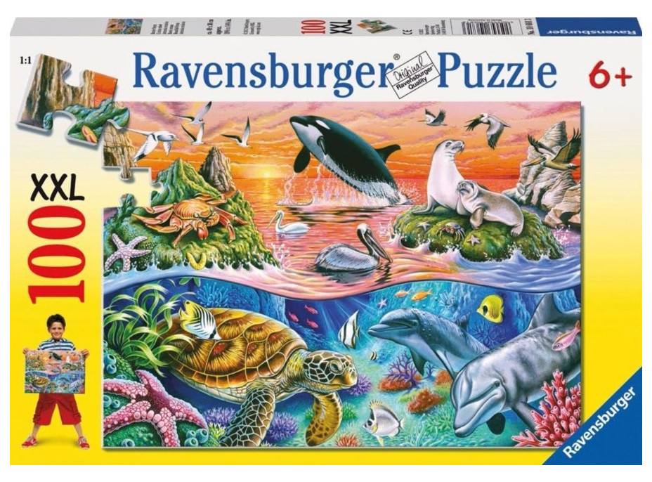 RAVENSBURGER Puzzle Nádherný oceán XXL 100 dielikov