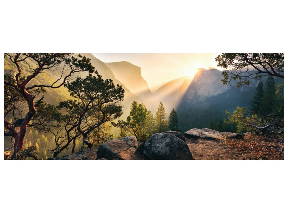 RAVENSBURGER Panoramatické puzzle Yosemitský národný park, Kalifornia 1000 dielikov