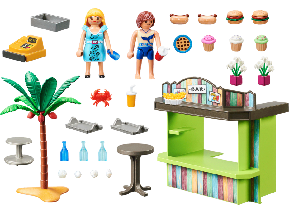 PLAYMOBIL® Family Fun 70437 Kiosk na pláži