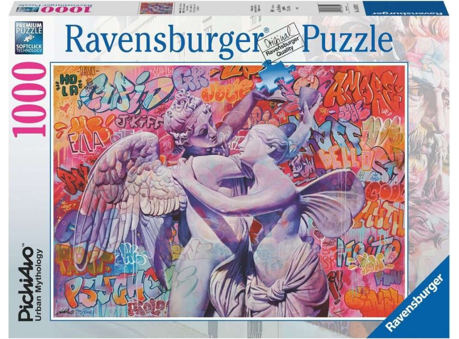 RAVENSBURGER Puzzle Amor a Psyché 1000 dielikov