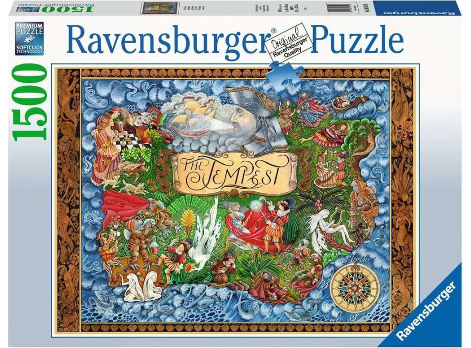 RAVENSBURGER Puzzle Búrka 1500 dielikov