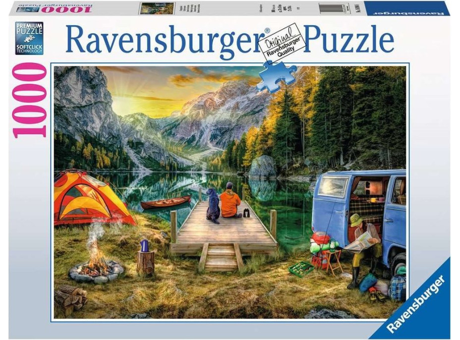 RAVENSBURGER Puzzle Dovolenka pod holým nebom 1000 dielikov