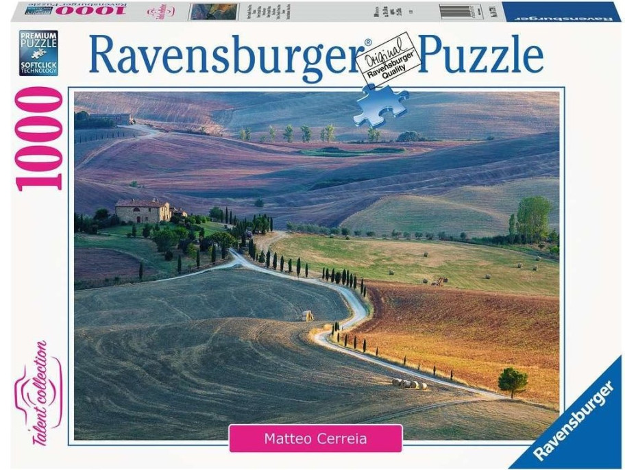 RAVENSBURGER Puzzle Farma Terrapille, Pienza, Siena, Toskánsko 1000 dielikov