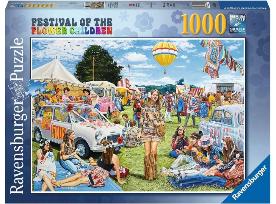 RAVENSBURGER Puzzle Festival kvetinových detí 1000 dielikov