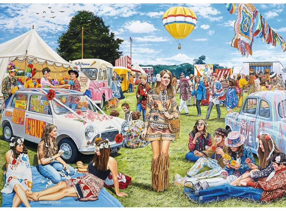 RAVENSBURGER Puzzle Festival kvetinových detí 1000 dielikov