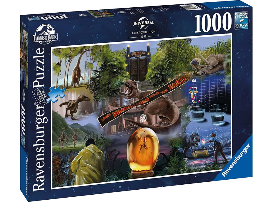 RAVENSBURGER Puzzle Jurský park 1000 dielikov