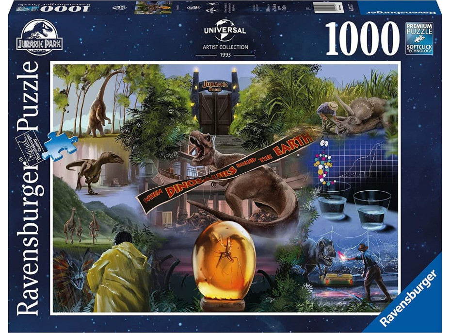 RAVENSBURGER Puzzle Jurský park 1000 dielikov