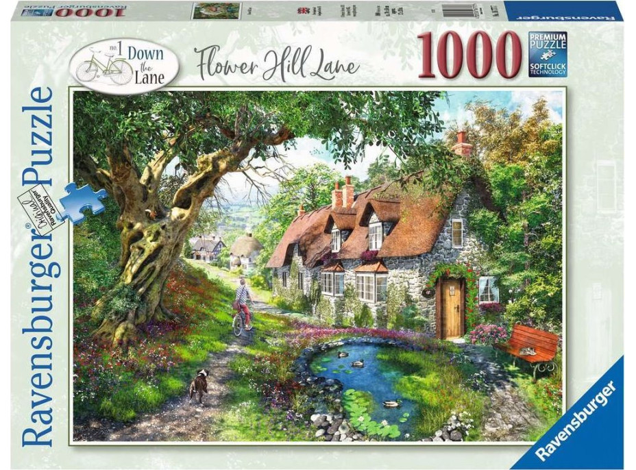 RAVENSBURGER Puzzle Kvetinovou cestičkou 1000 dielikov