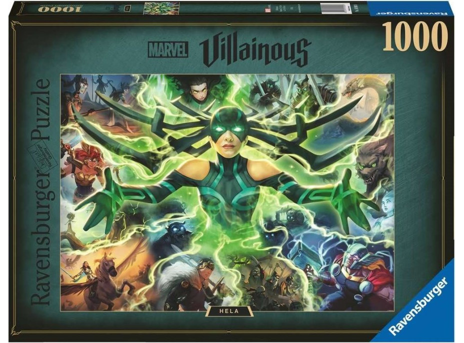 RAVENSBURGER Puzzle Marvel Villainous: Hela 1000 dielikov