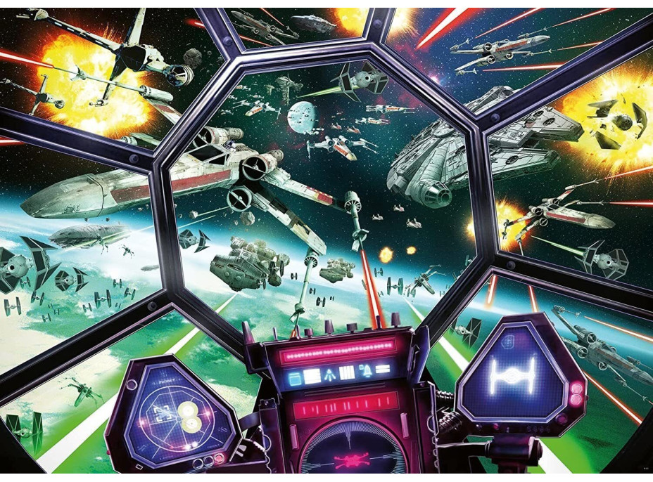 RAVENSBURGER Puzzle Star Wars: TIE Fighter Kokpit 1000 dielikov