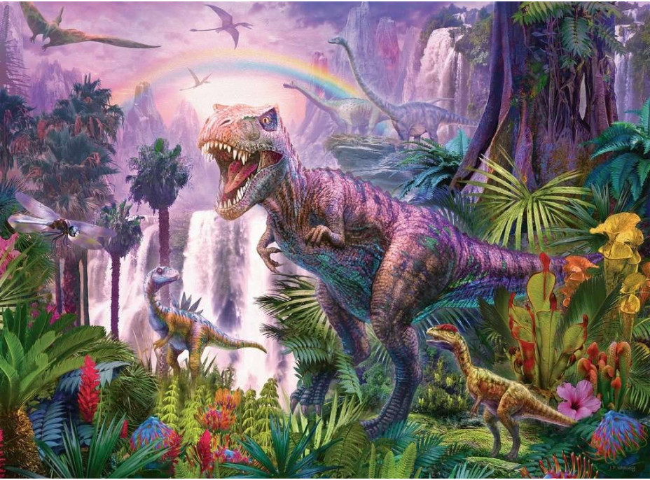 RAVENSBURGER Puzzle Svet dinosaurov XXL 200 dielikov