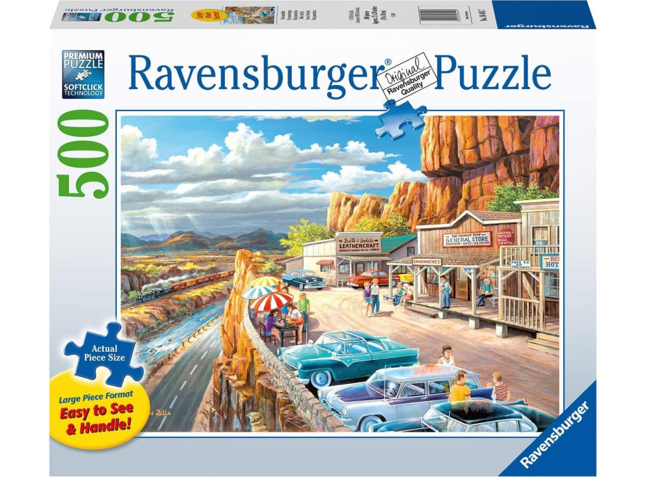 RAVENSBURGER Puzzle Zastávka na vyhliadke XXL 500 dielikov