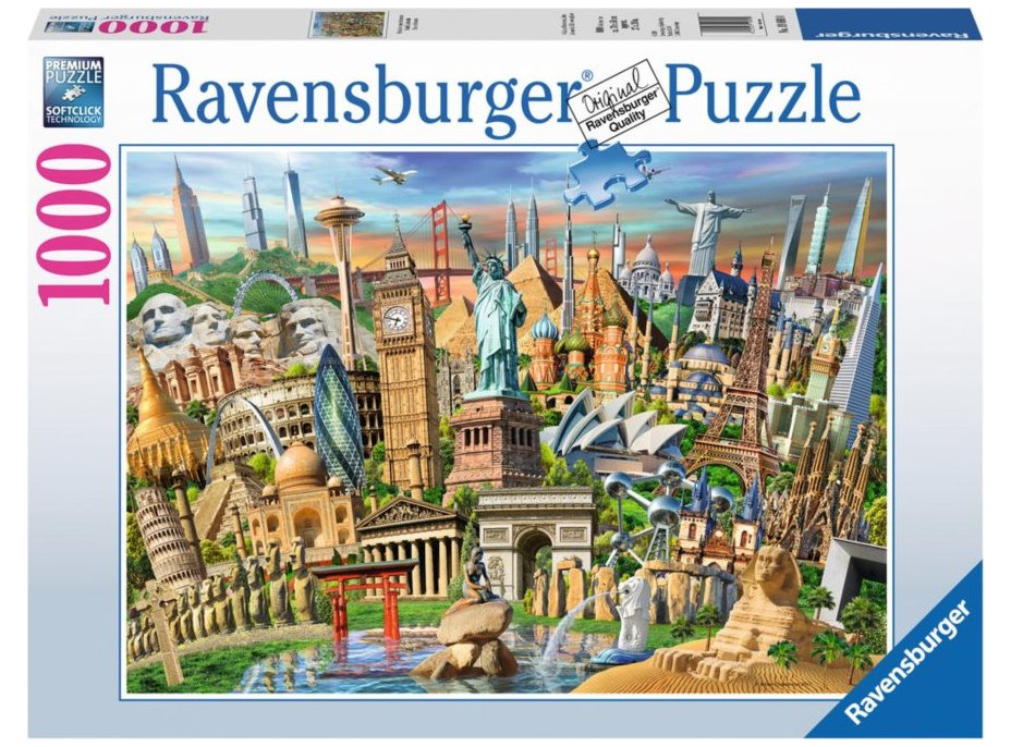 RAVENSBURGER Puzzle Svetovej pamätihodnosti 1000 dielikov