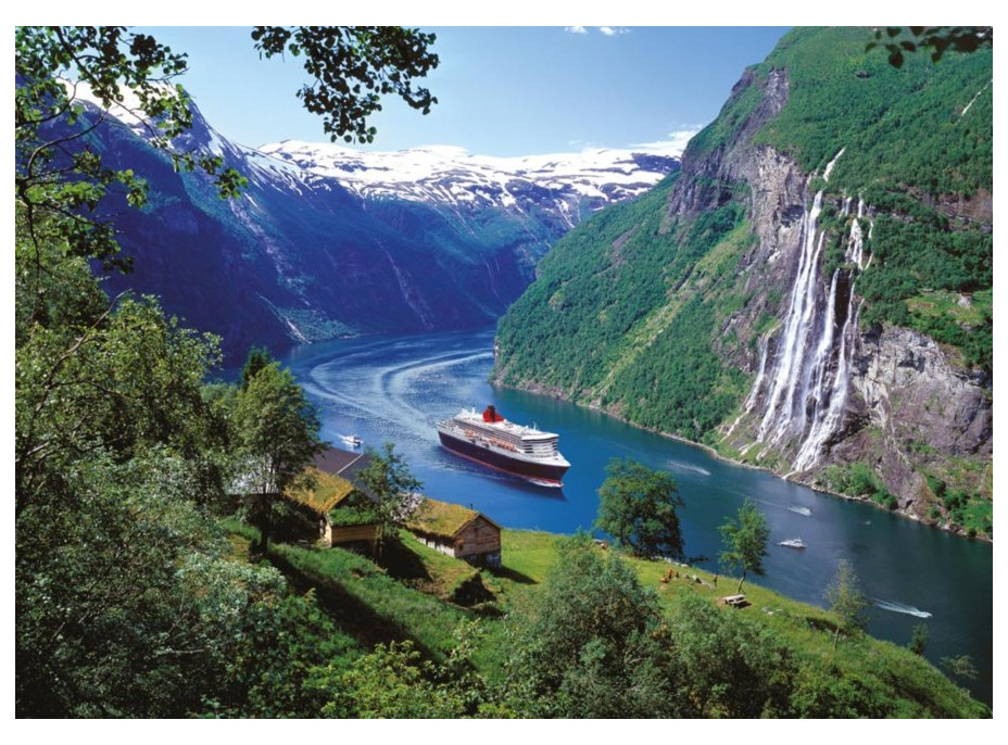 RAVENSBURGER Puzzle Nórsky fjord 1000 dielikov