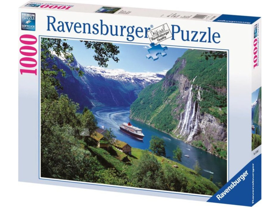 RAVENSBURGER Puzzle Nórsky fjord 1000 dielikov