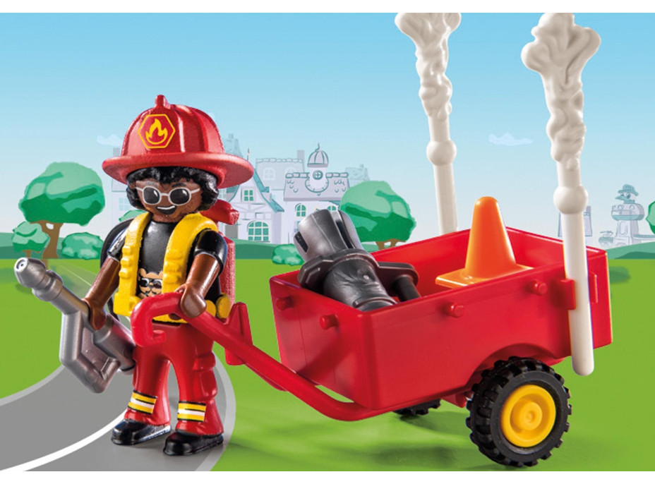 PLAYMOBIL® Duck On Call 70917 Hasičská akcia: Zachráňte mačku!