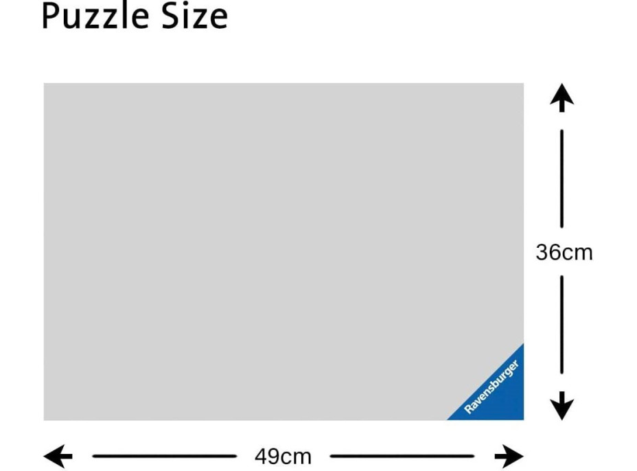 RAVENSBURGER Puzzle Africká savana XXL 100 dielikov