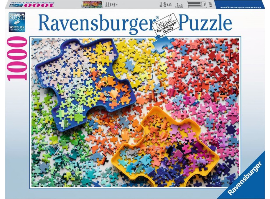 RAVENSBURGER Puzzle Farebná paleta dielikov 1000 dielikov