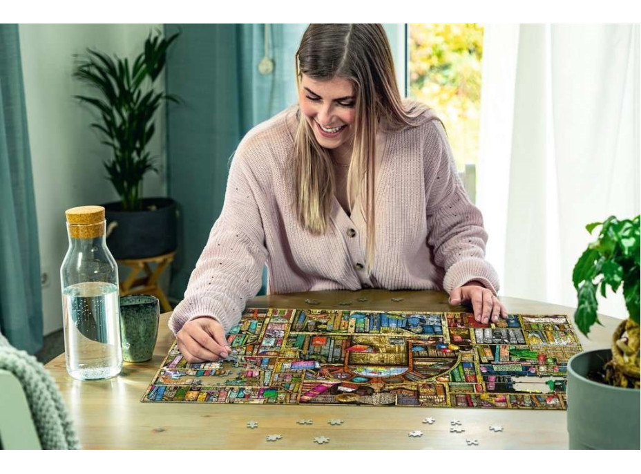 RAVENSBURGER Puzzle Bizarná knižnica 2, 1000 dielikov