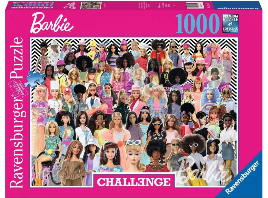 RAVENSBURGER Puzzle Challenge: Barbie 1000 dielikov