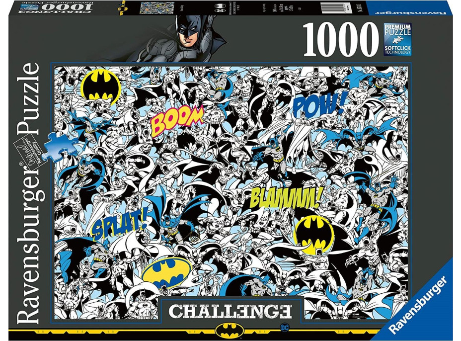 RAVENSBURGER Puzzle Challenge: Batman 1000 dielikov