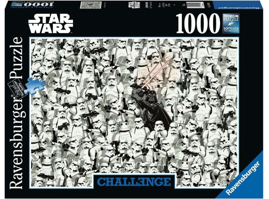 RAVENSBURGER Puzzle Challenge: Star Wars 1000 dielikov