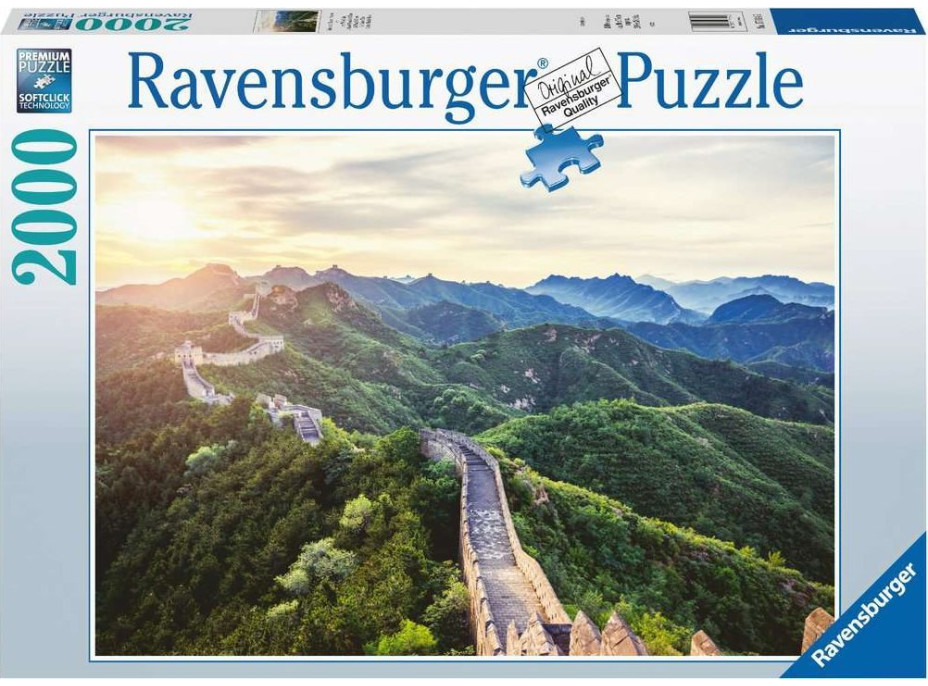 RAVENSBURGER Puzzle Čínsky múr pri západe slnka 2000 dielikov