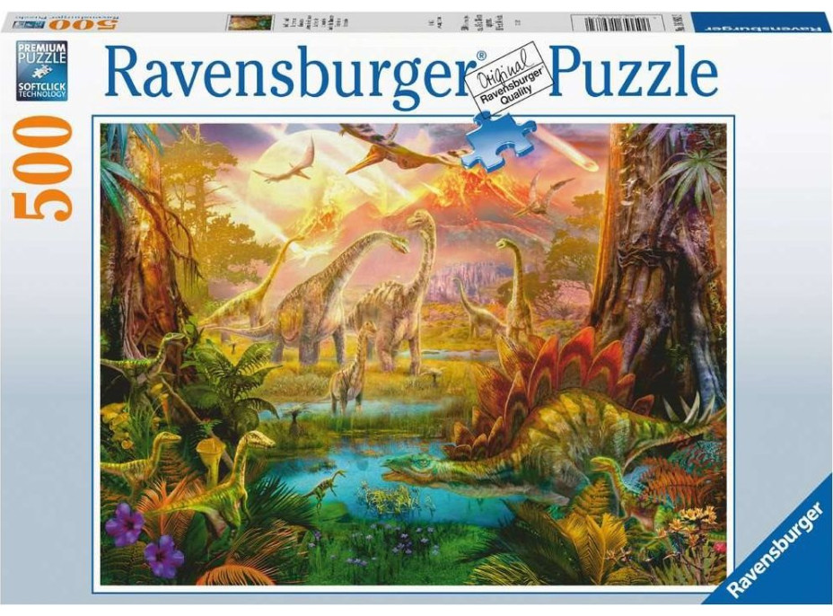 RAVENSBURGER Puzzle Dinoland 500 dielikov