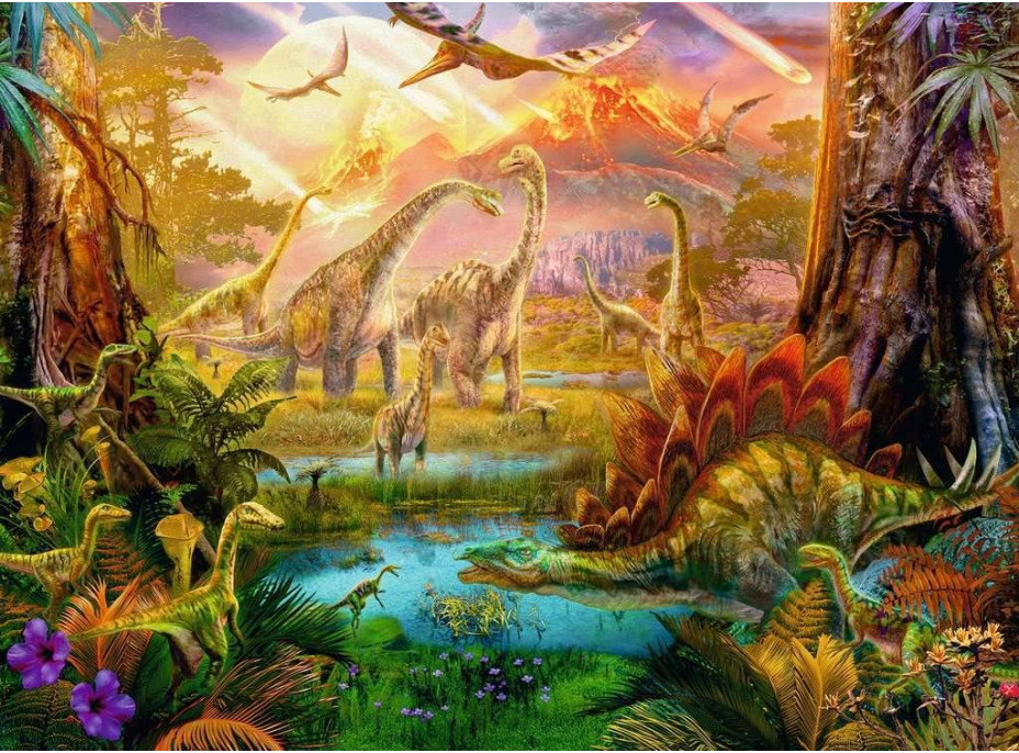 RAVENSBURGER Puzzle Dinoland 500 dielikov