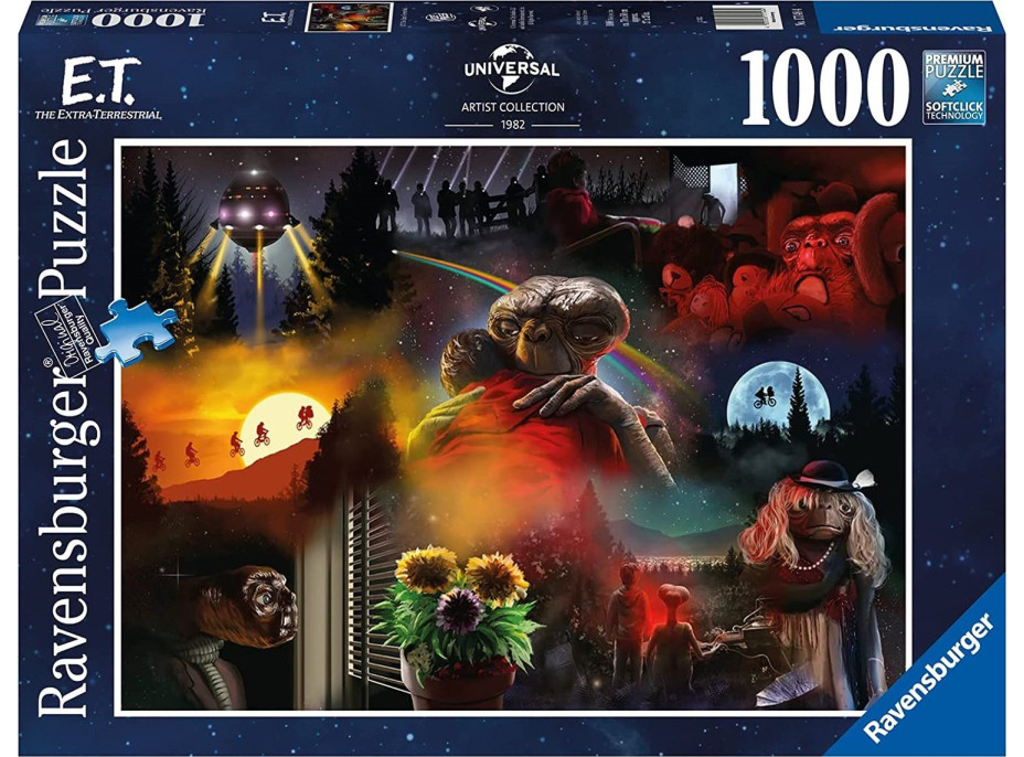 RAVENSBURGER Puzzle ET mimozemšťan 1000 dielikov