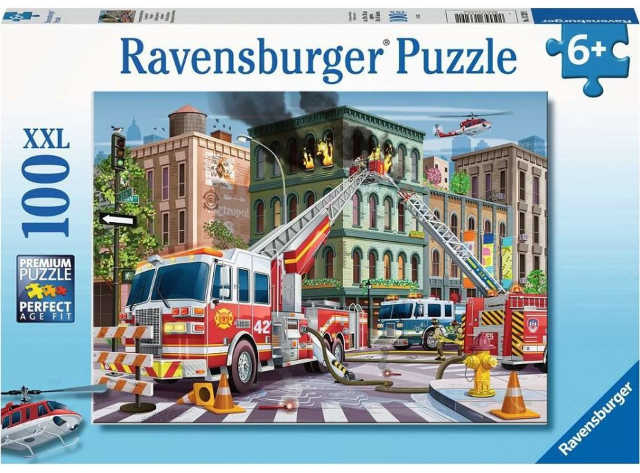 RAVENSBURGER Puzzle Hasiči v akcii XXL 100 dielikov