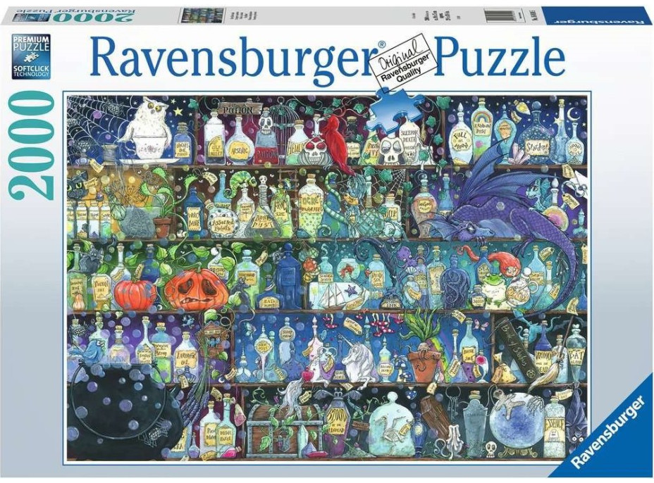 RAVENSBURGER Puzzle Jedy a lektvary 2000 dielikov