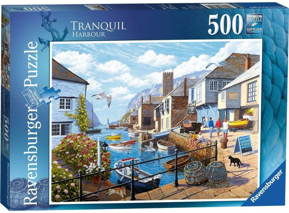 RAVENSBURGER Puzzle Pokojný prístav 500 dielikov