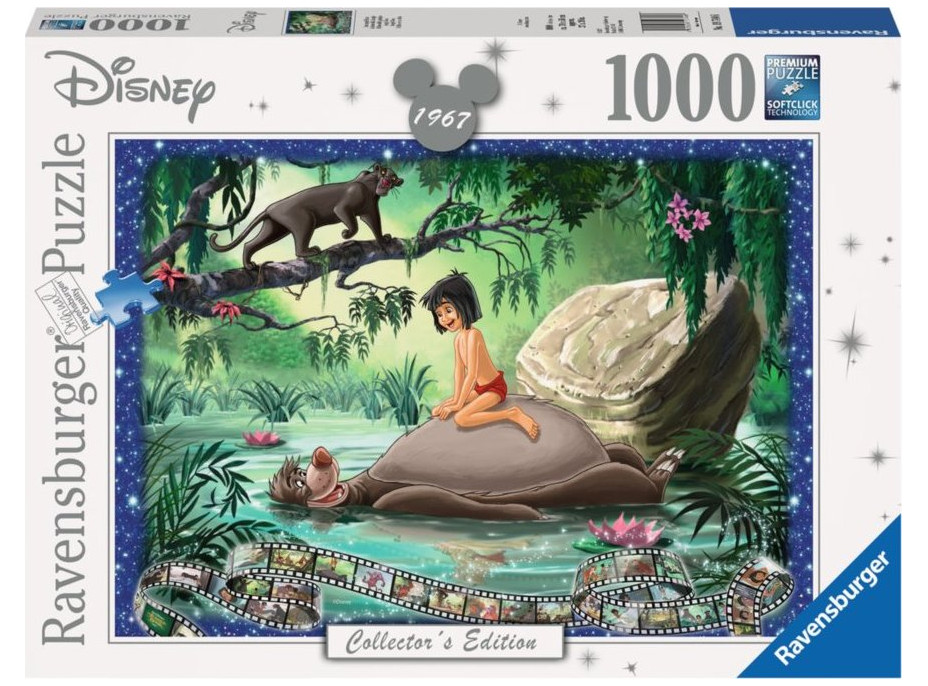 RAVENSBURGER Puzzle Kniha džunglí 1000 dielikov