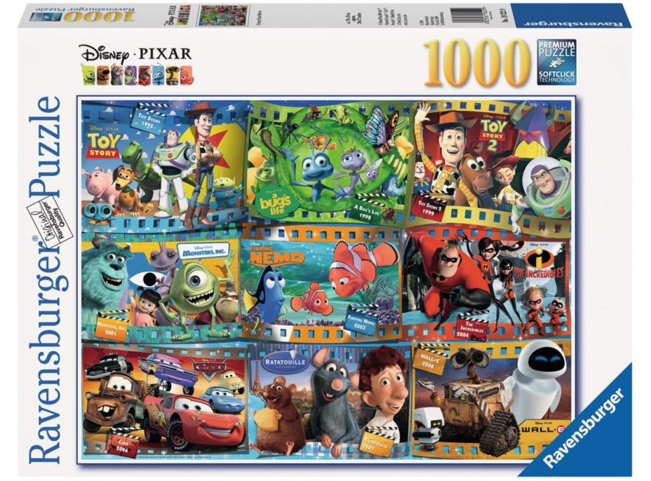 RAVENSBURGER Puzzle Svet Disney Pixar 1000 dielikov